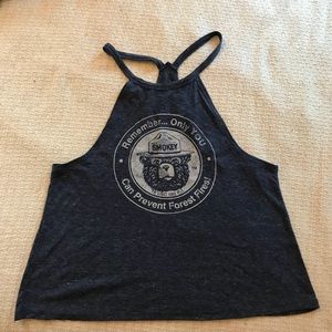 Smokey the Bear Tank Top Medium Graphic